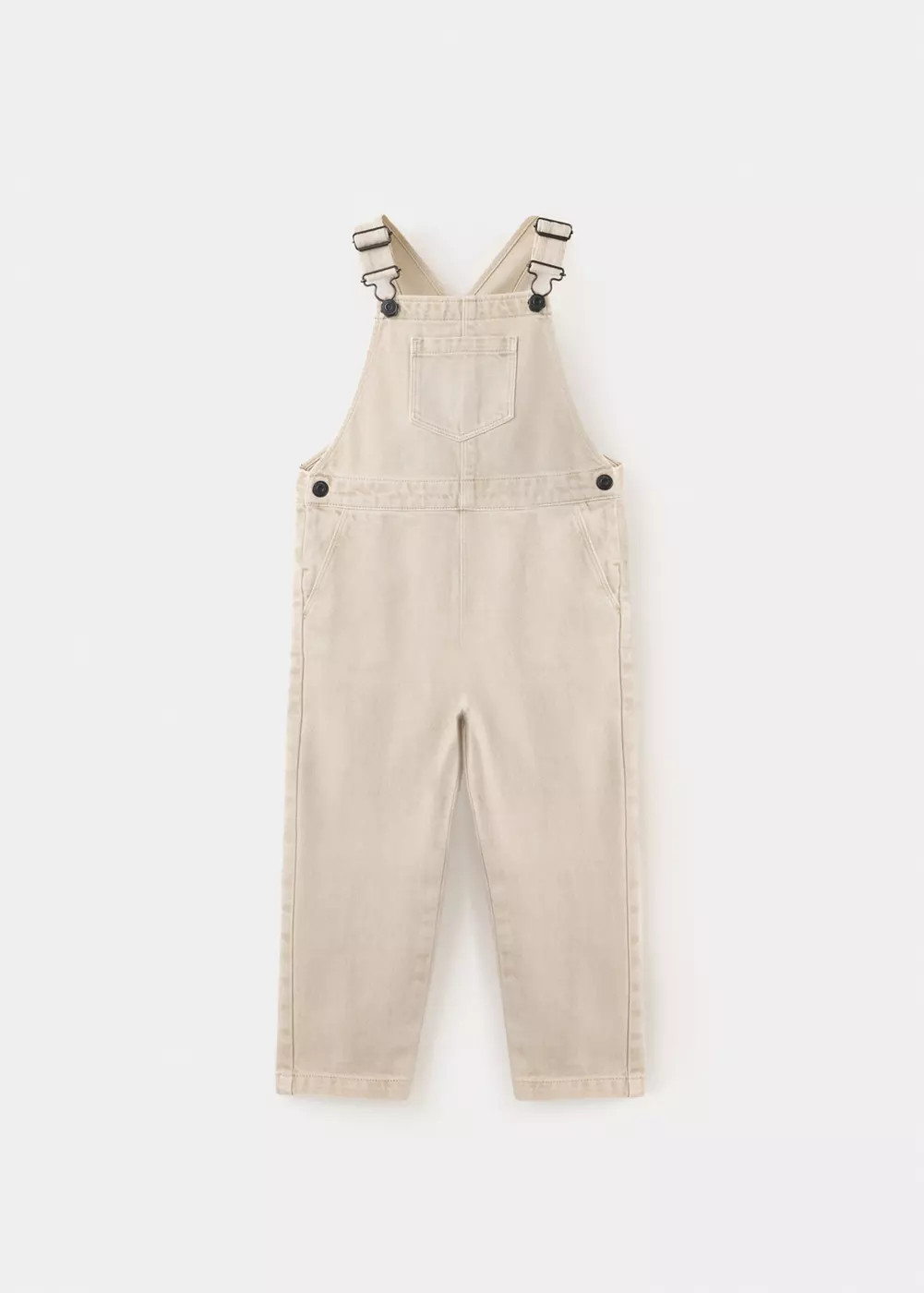 Salopette en jean avec poches, MANGO BABY