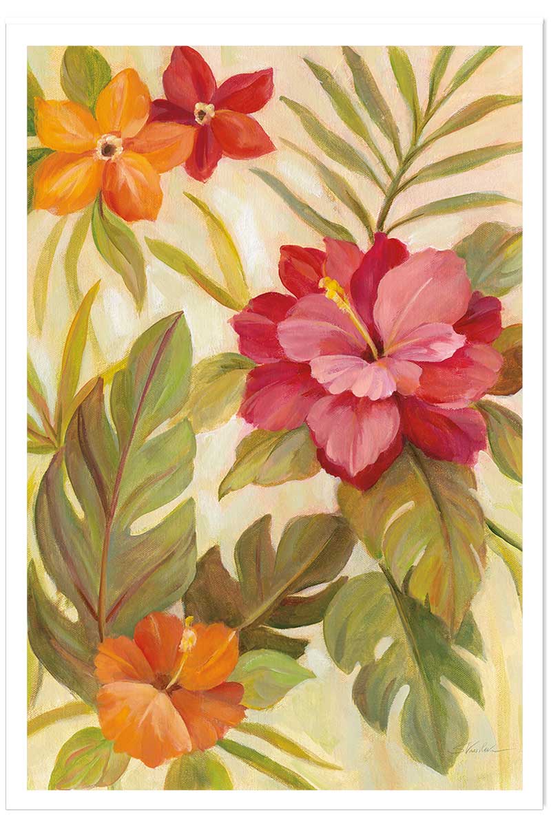 Poster Fleurs corail, HEXOA