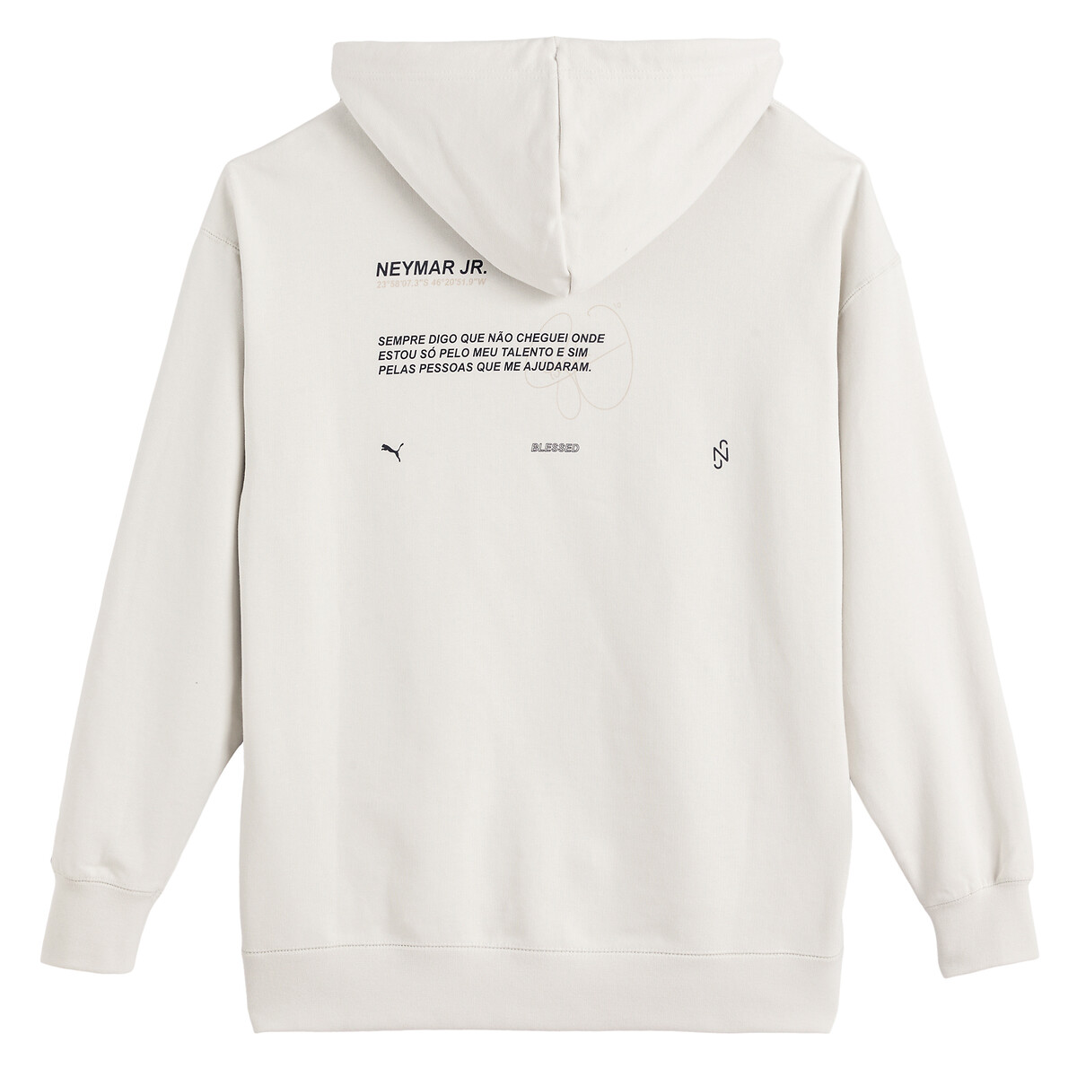 Sudadera capucha neymar junior gris claro Puma | La Redoute