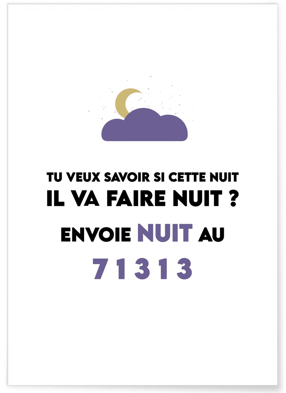 Affiche Envoie nuit, L'AFFICHERIE