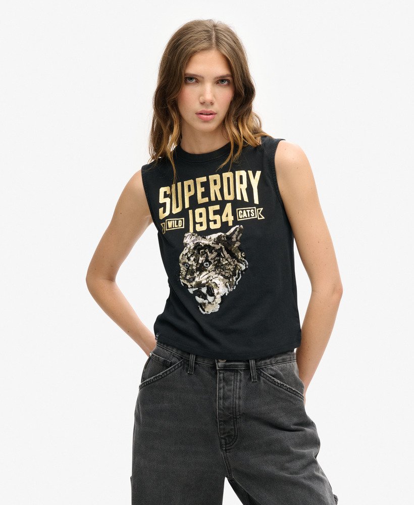 Débardeur ajusté Archive fantaisie, SUPERDRY