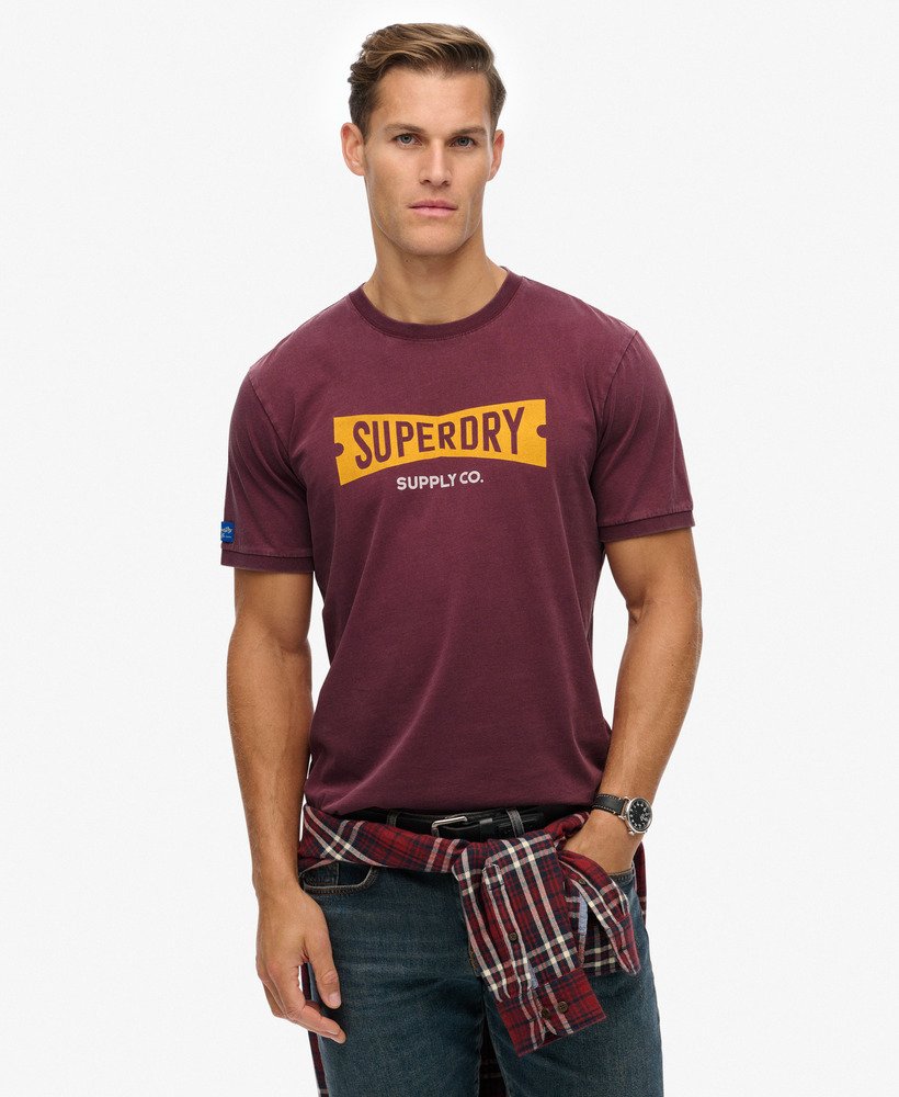 T-shirt ample Heritage Tab, SUPERDRY