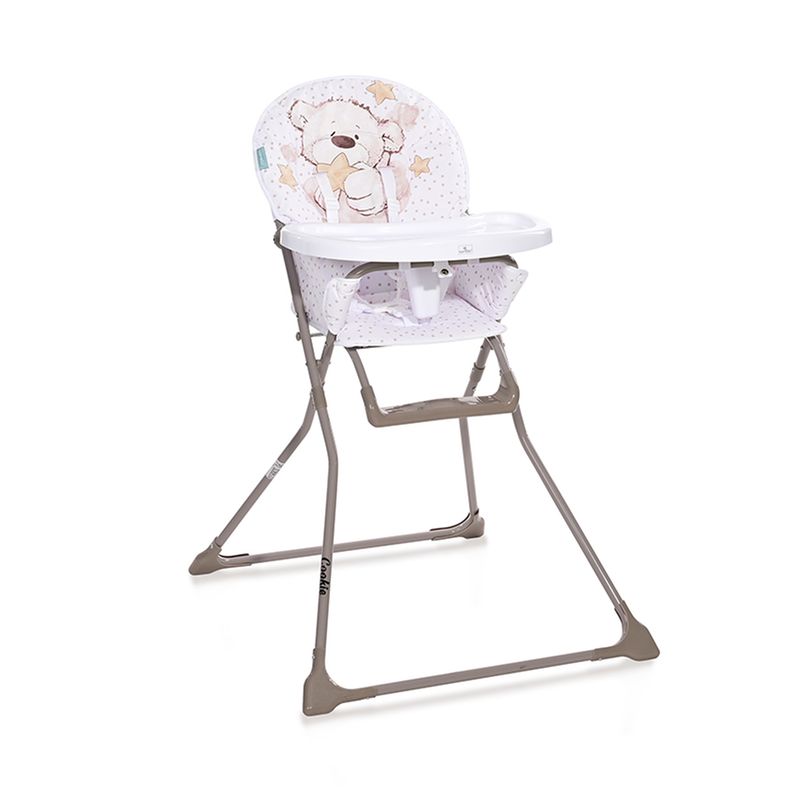 Chaise haute pour bébé cookie blanc Lorelli