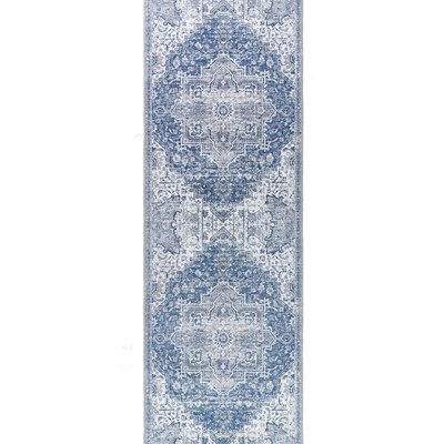 Faded Vintage Machine Washable Runner Rug - 67x200cm SO'HOME