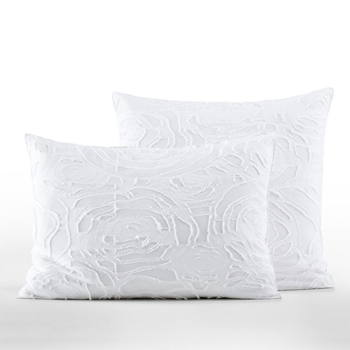 Sardaigna Textured 100% Organic Cotton Percale 200 Thread Count Pillowcase