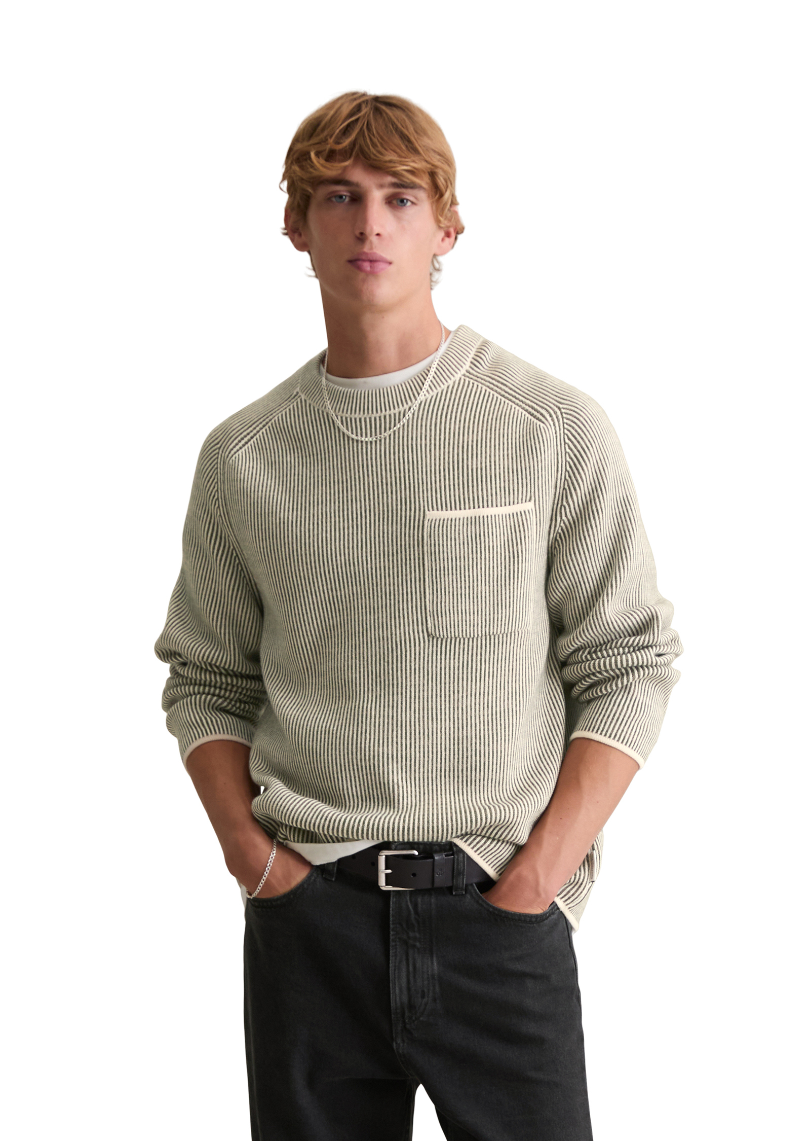 Pull en vrac en pur coton bio, MARC O’POLO DENIM