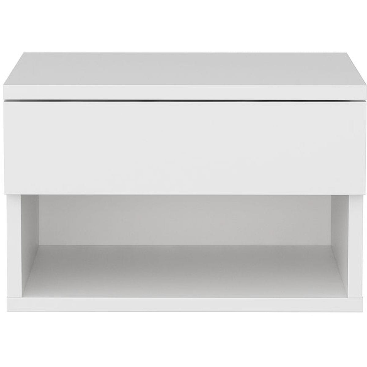 Table de chevet suspendue 1 tiroir 1 niche - COSENZA, HOMIFAB