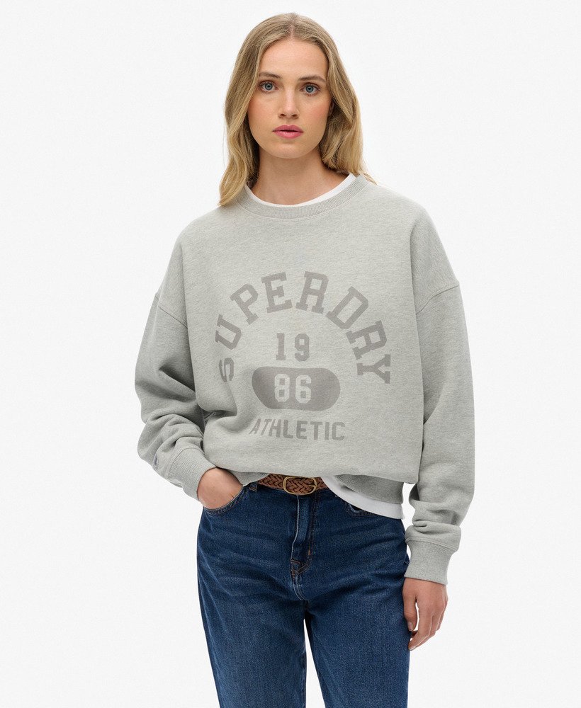 Athletic Essentials Sweat-shirt Ample Col Rond, SUPERDRY