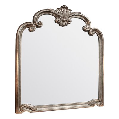 104 x 115cm Silver Over Mantel Mirror SO'HOME