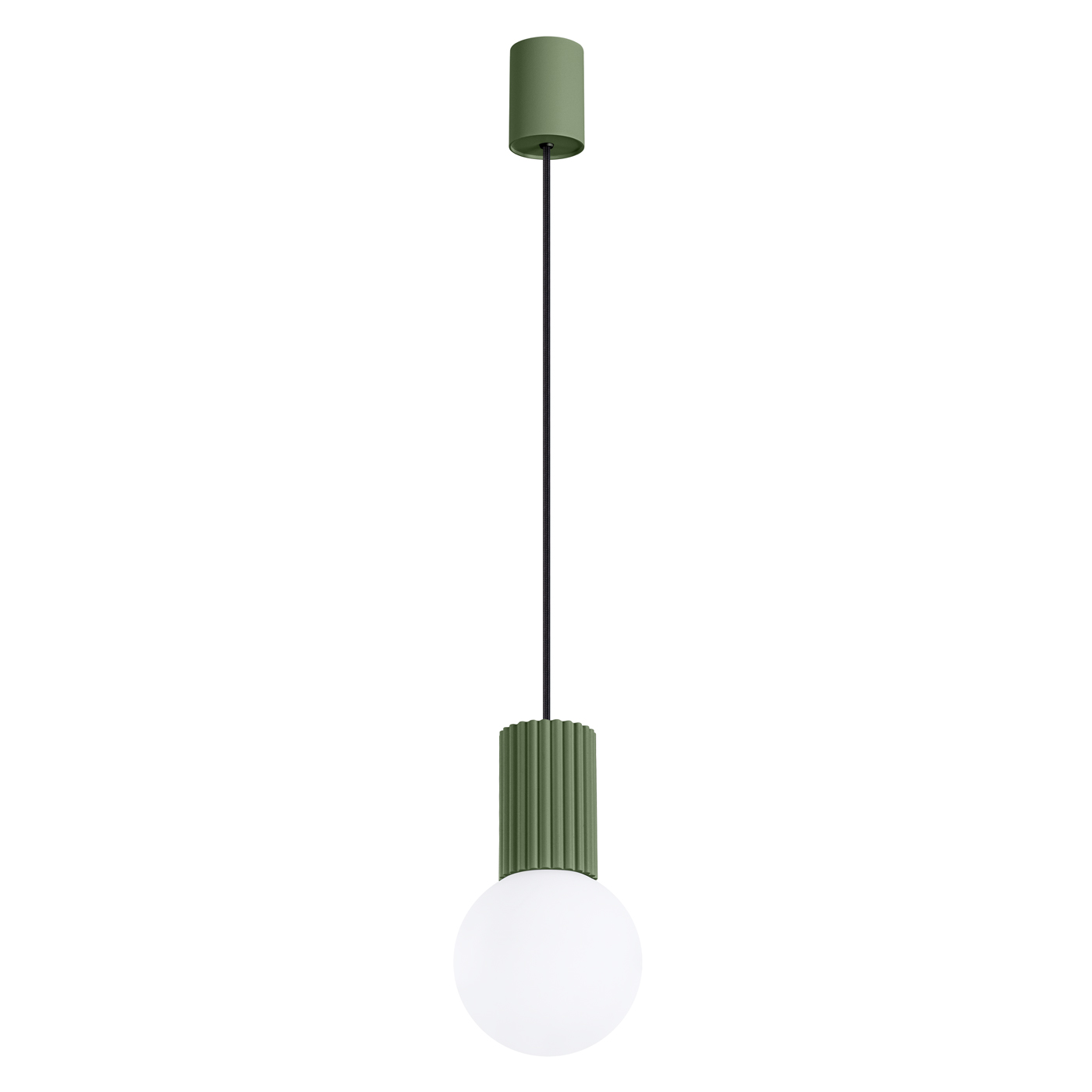 Suspension Aluminium Vert Olive G9 1 Halo, EDEN