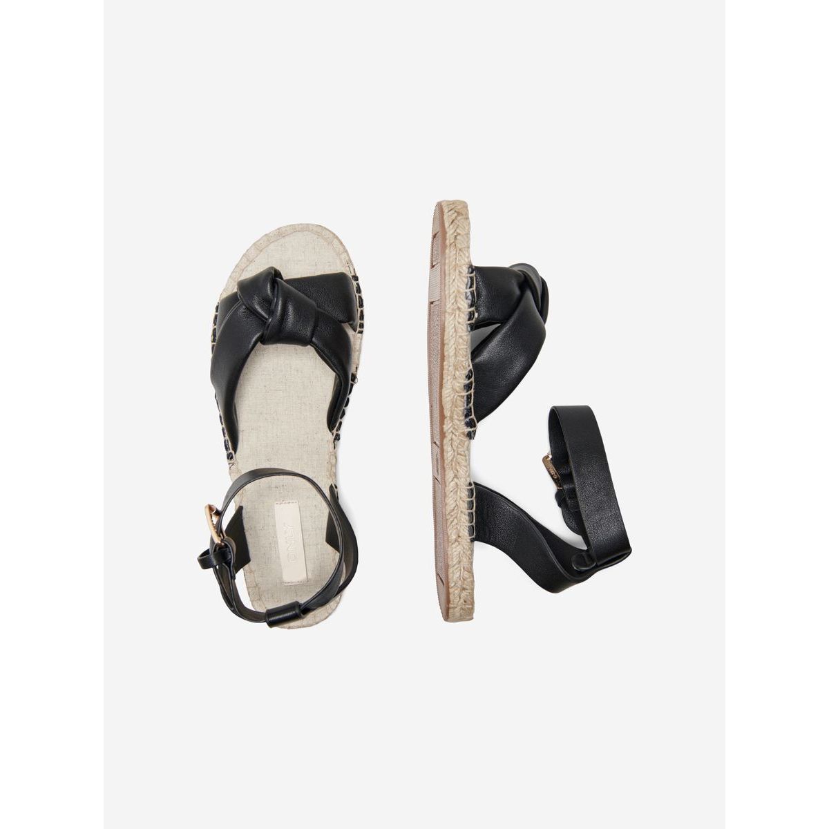 Espadrilles espadrilles bout ouvert sangle r glable Only La Redoute