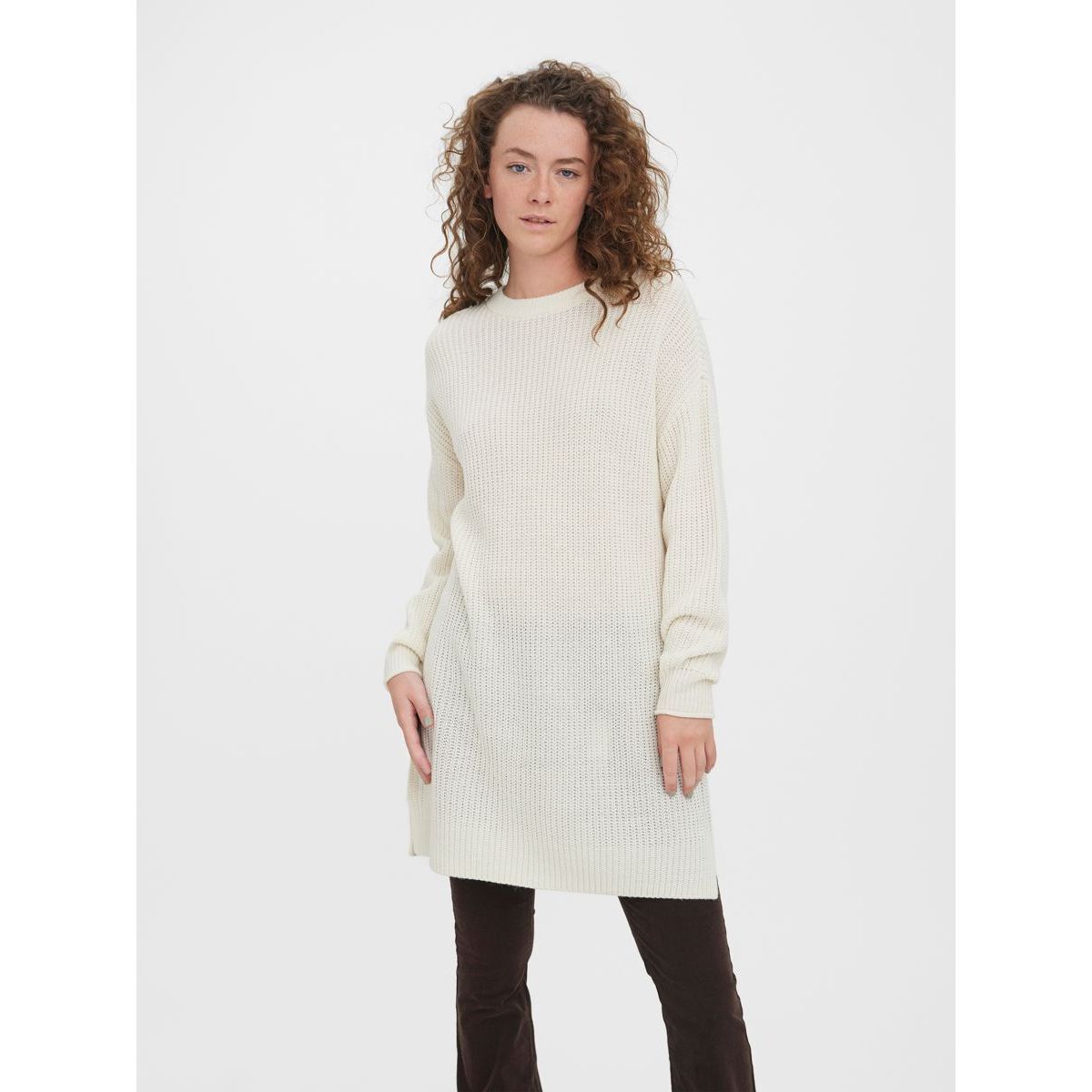 Robe courte et ample gris birch Vero Moda La Redoute