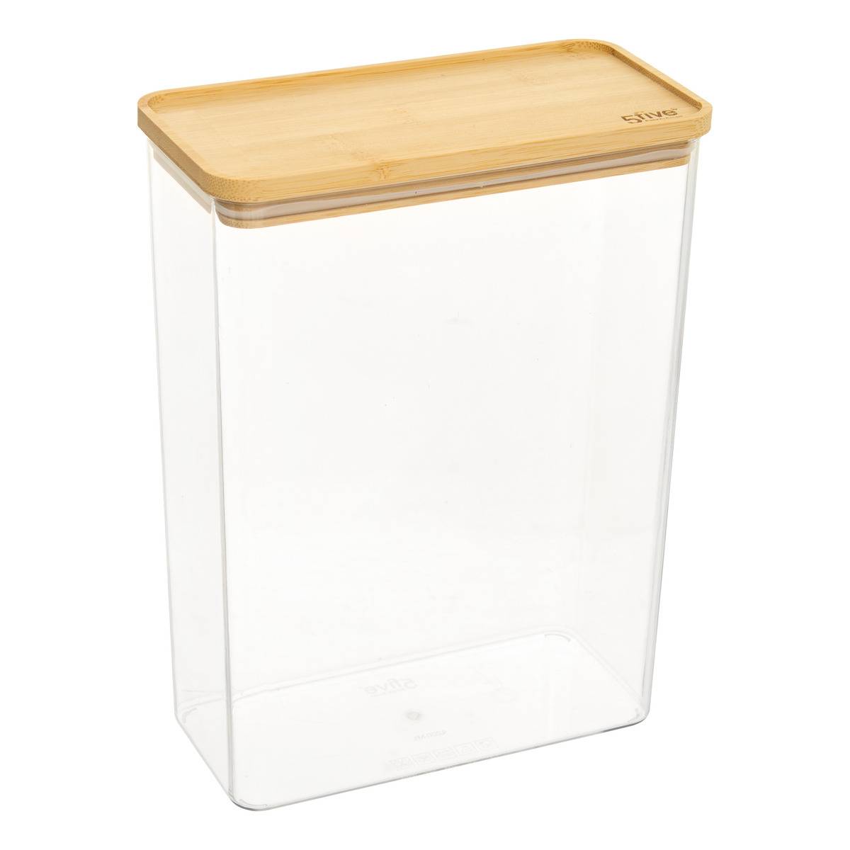 Boîte de conservation rectangulaire avec couvercle en bambou ESKE, 5FIVE SIMPLY SMART