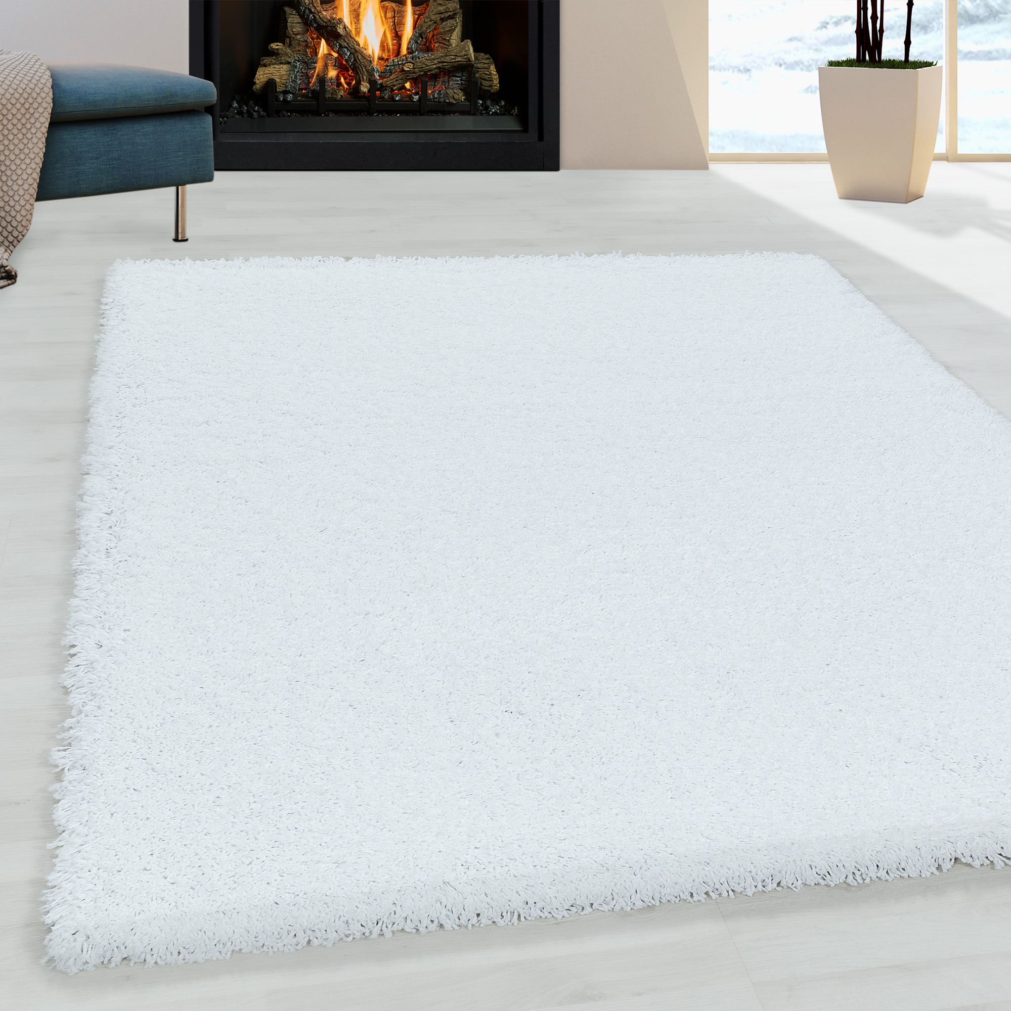 Tapis de salon shaggy uni SYDNEY, NAZAR RUGS