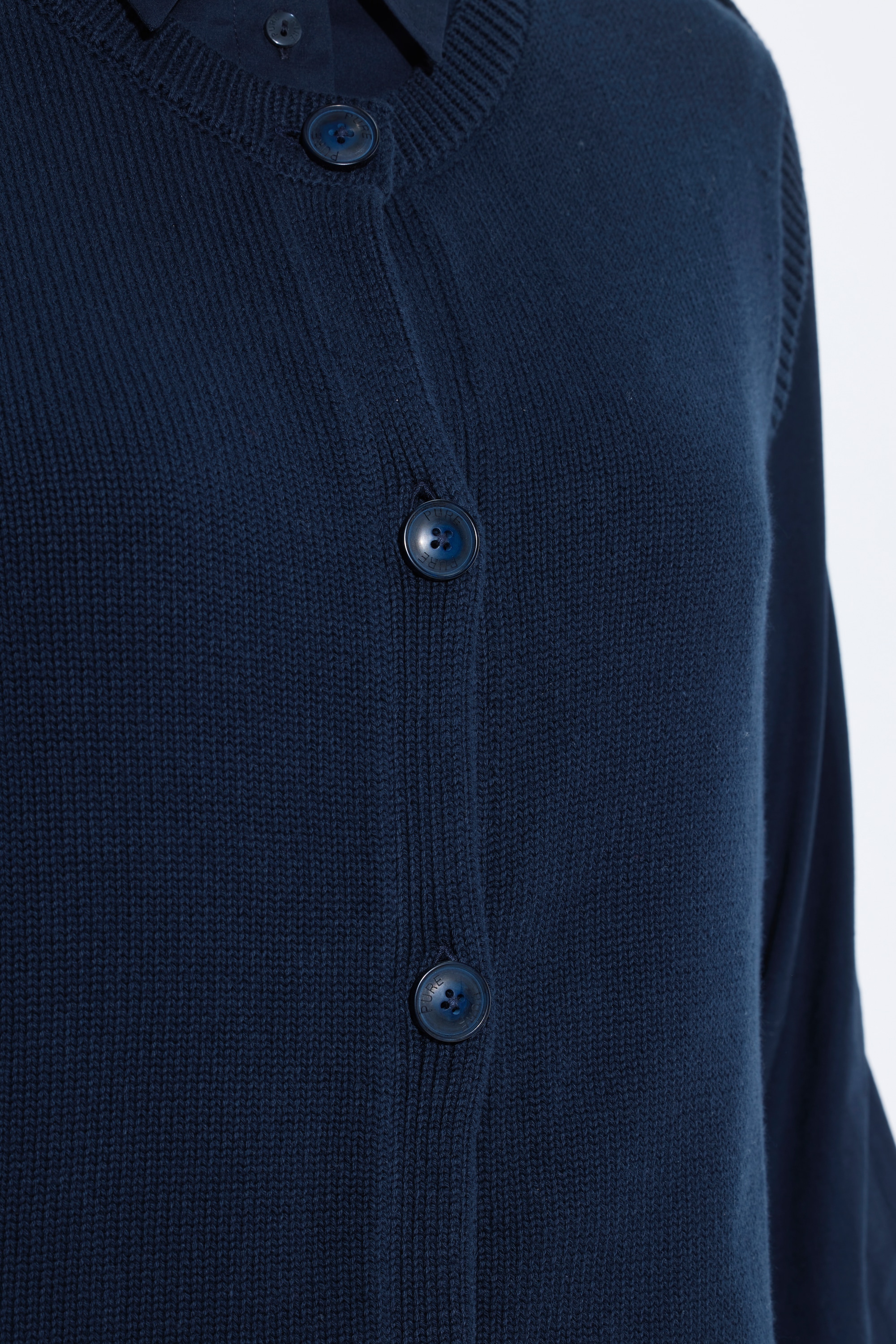 Gilet en maille de coton bio, ULLA POPKEN