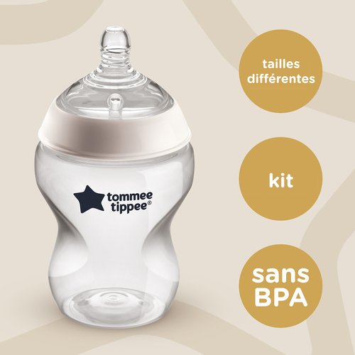 Starter kit naissance closer to nature 42357391 trasparente Tommee Tippee
