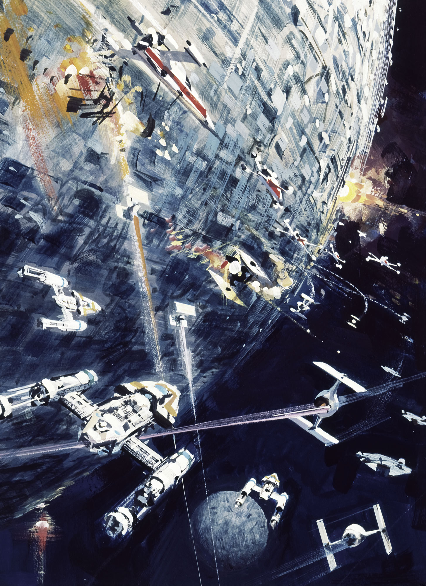 Papier peint Komar - Star Wars Classic Dogfight - 200 x 275 cm, HEXOA