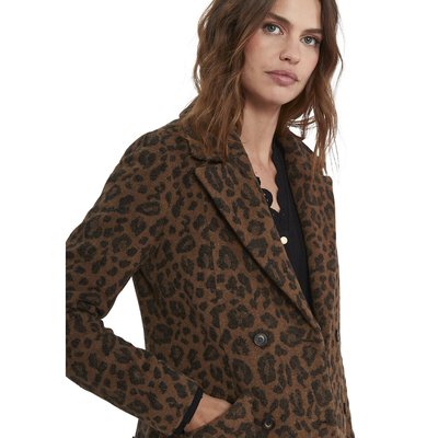 Cappotto stampato motivo leopardato ICODE