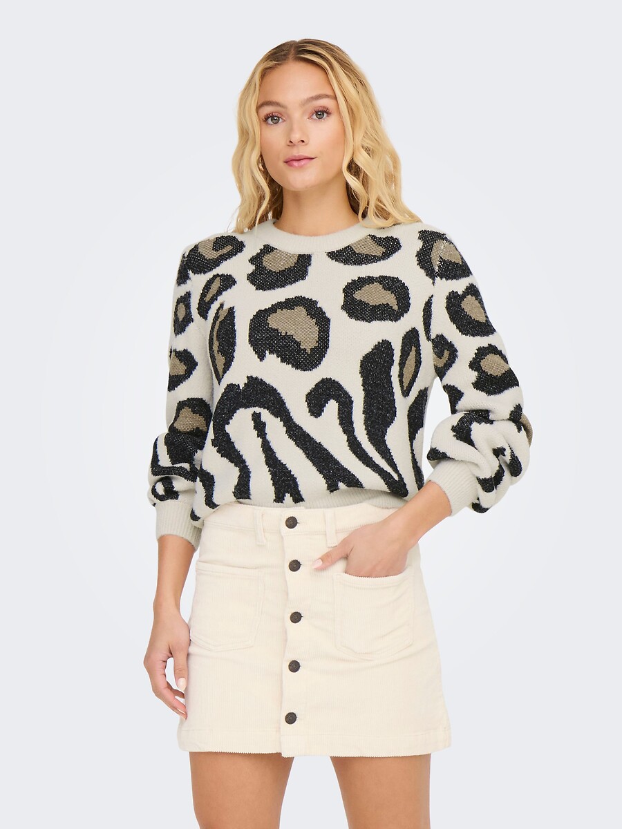 Pull col rond, JDY