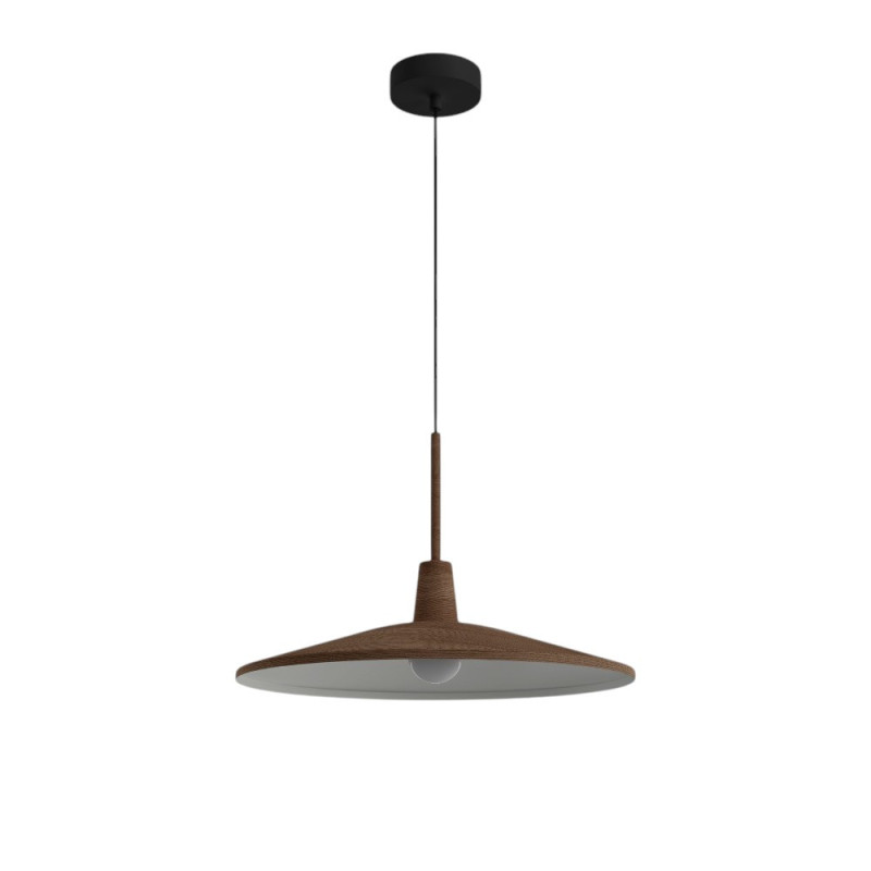 Suspension cuisine métal effet noyer D43 cm DENVER, MILLUMINE