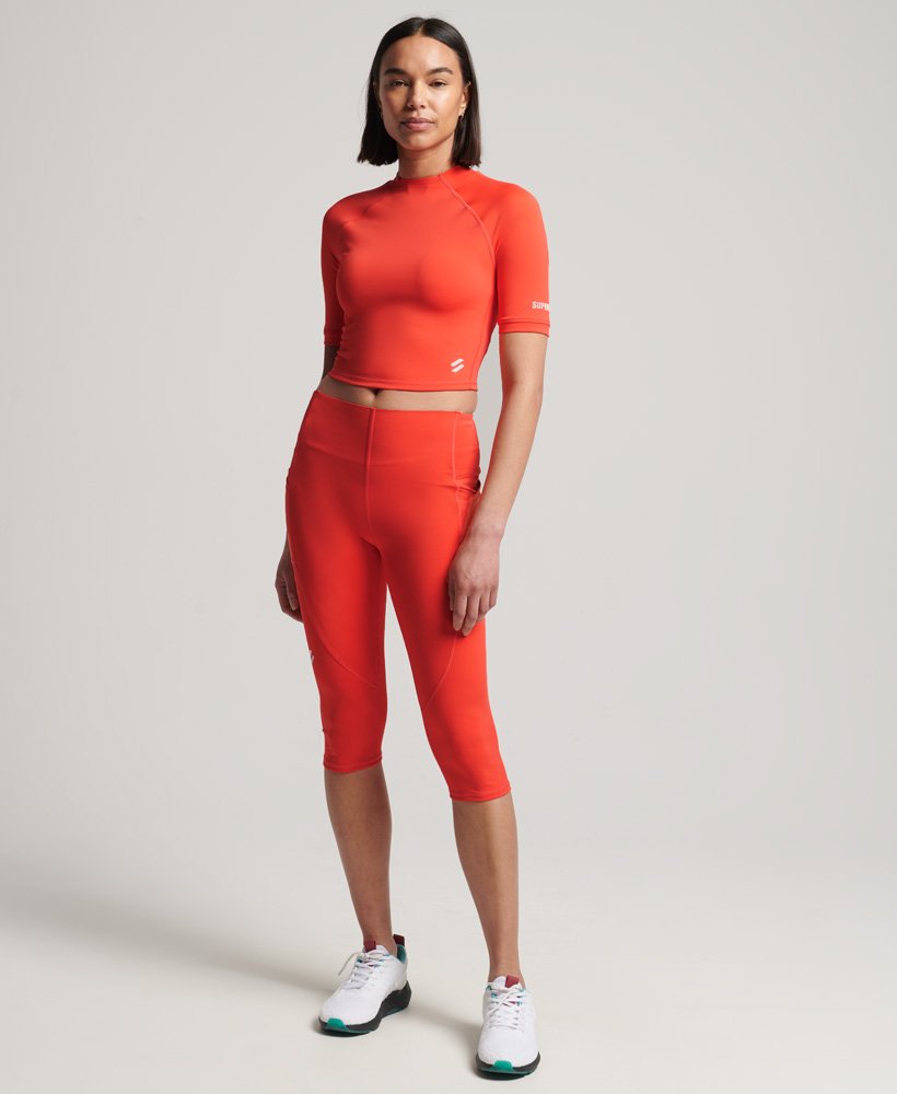 Haut court moulant 3/4 Run, SUPERDRY