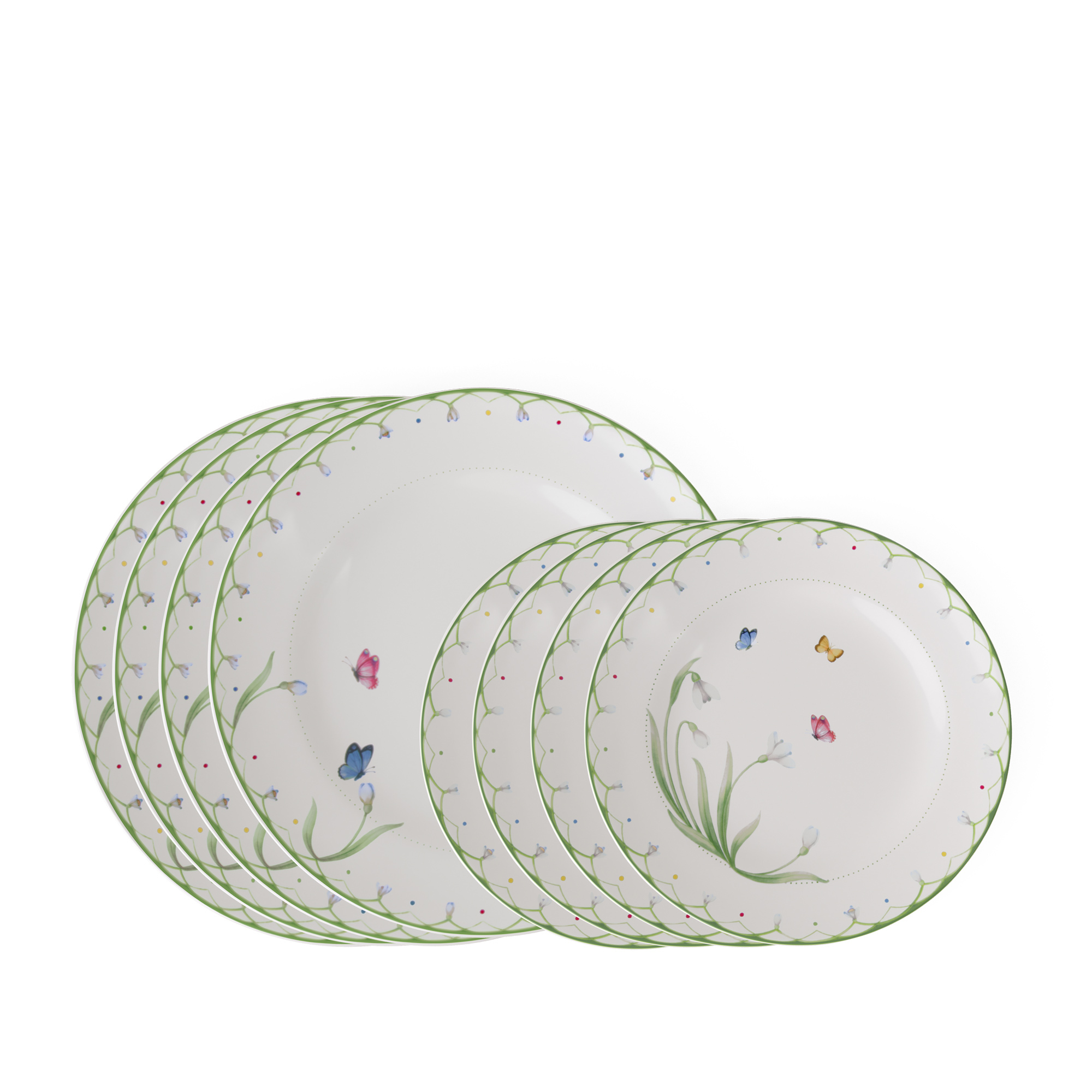 Ensemble D’assiettes, 8 Pièces COLOURFUL SPRING, VILLEROY & BOCH