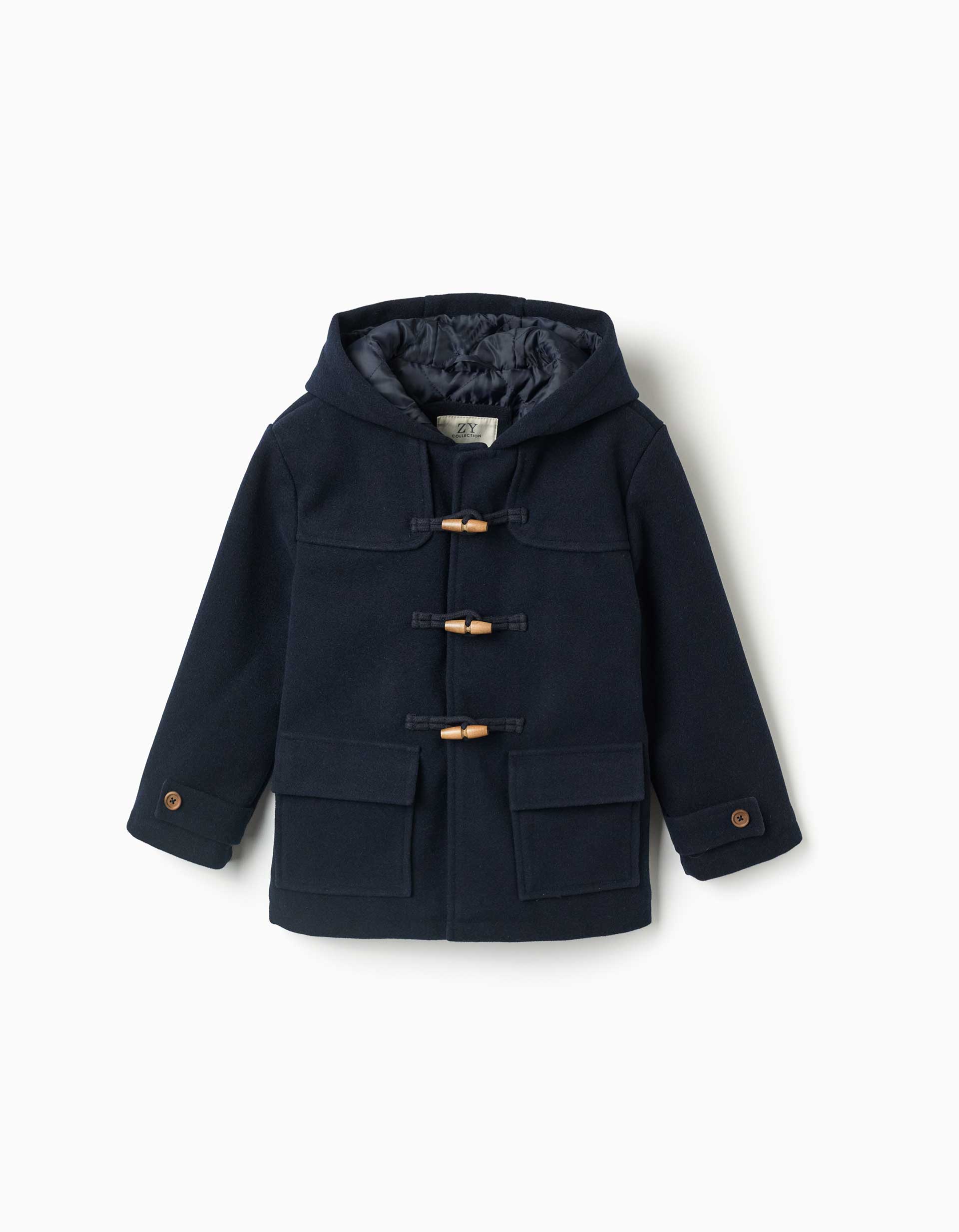 Manteau à effet laine avec poches B&S, ZIPPY