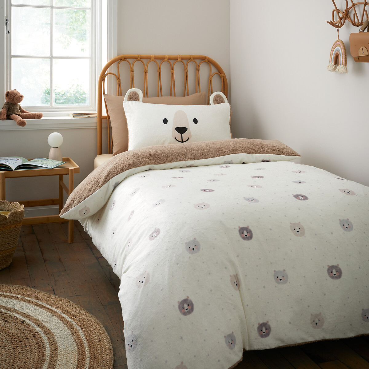 Cosy Bear So Soft Duvet Cover and Pillowcase Set, CATHERINE LANSFIELD