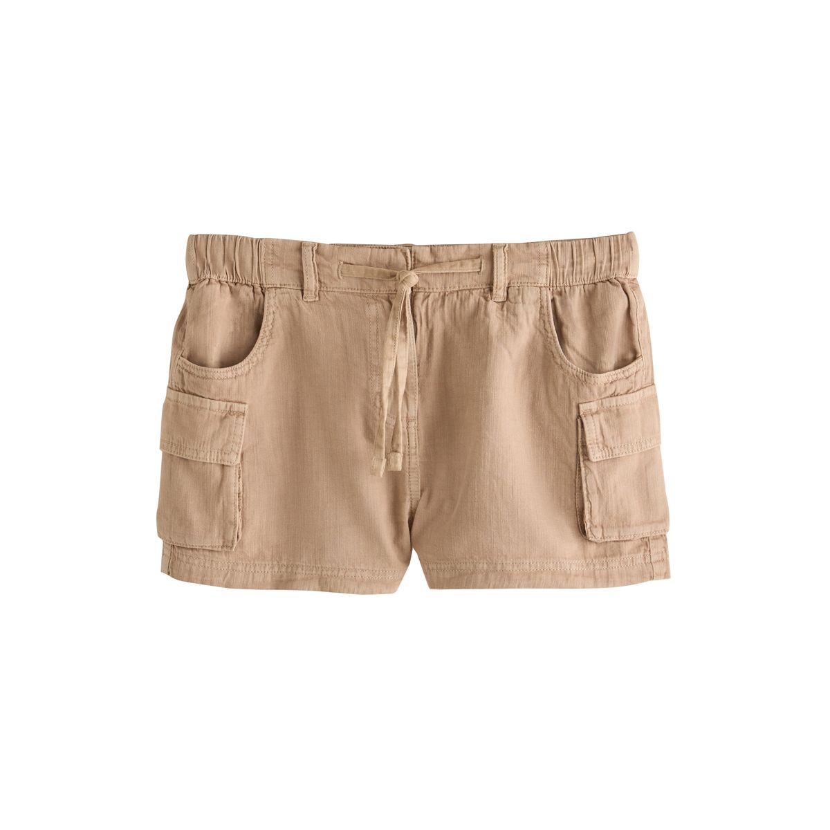 Short style militaire en lin et coton, NEXT