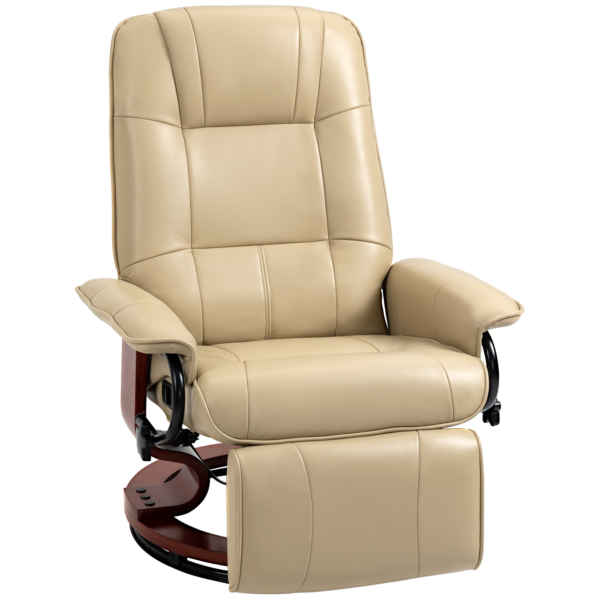 Fauteuil inclinable Revêtement synthétique, HOMCOM