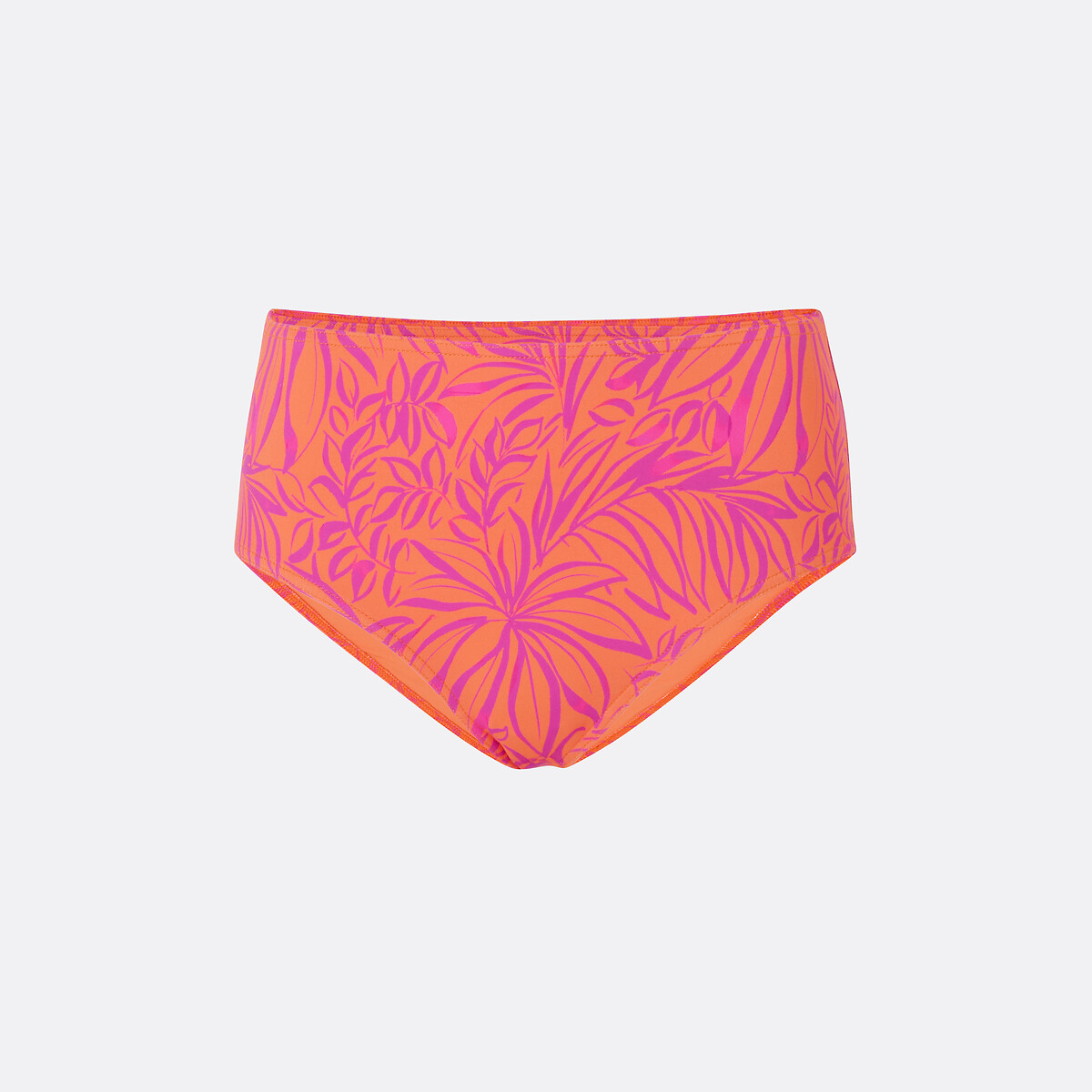 Bas de maillot de bain culotte haute, imprimé