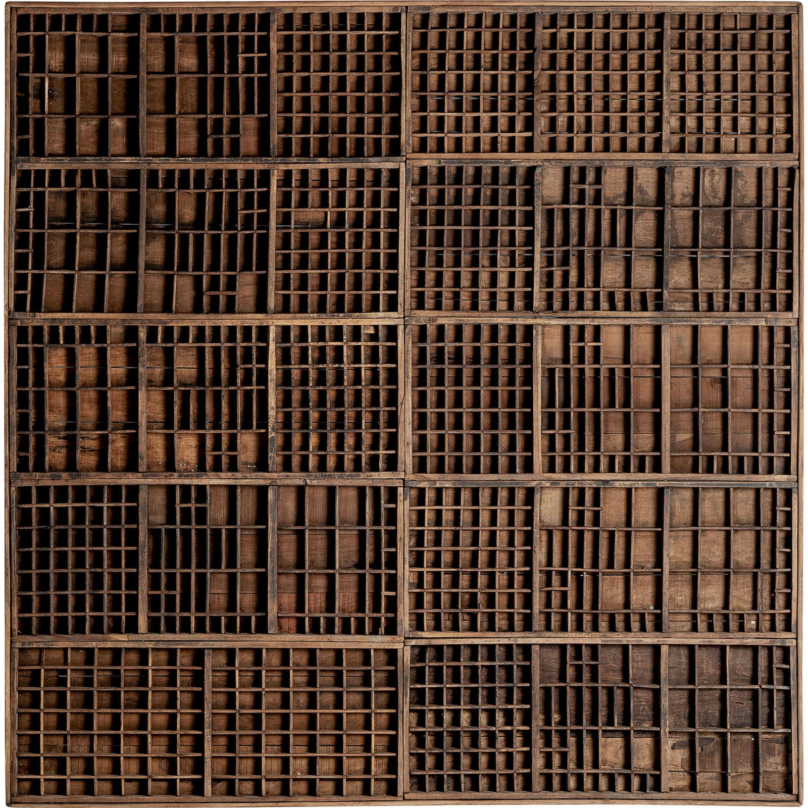 Panneau mural ethnique en bois récupéré, RECOLLECTION