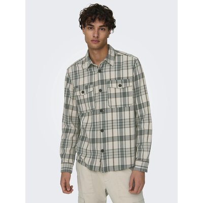 Checked Cotton Shacket ONLY & SONS