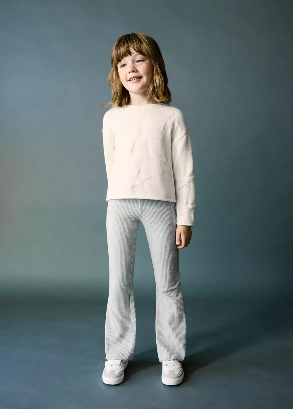 Legging flare coton, MANGO BABY