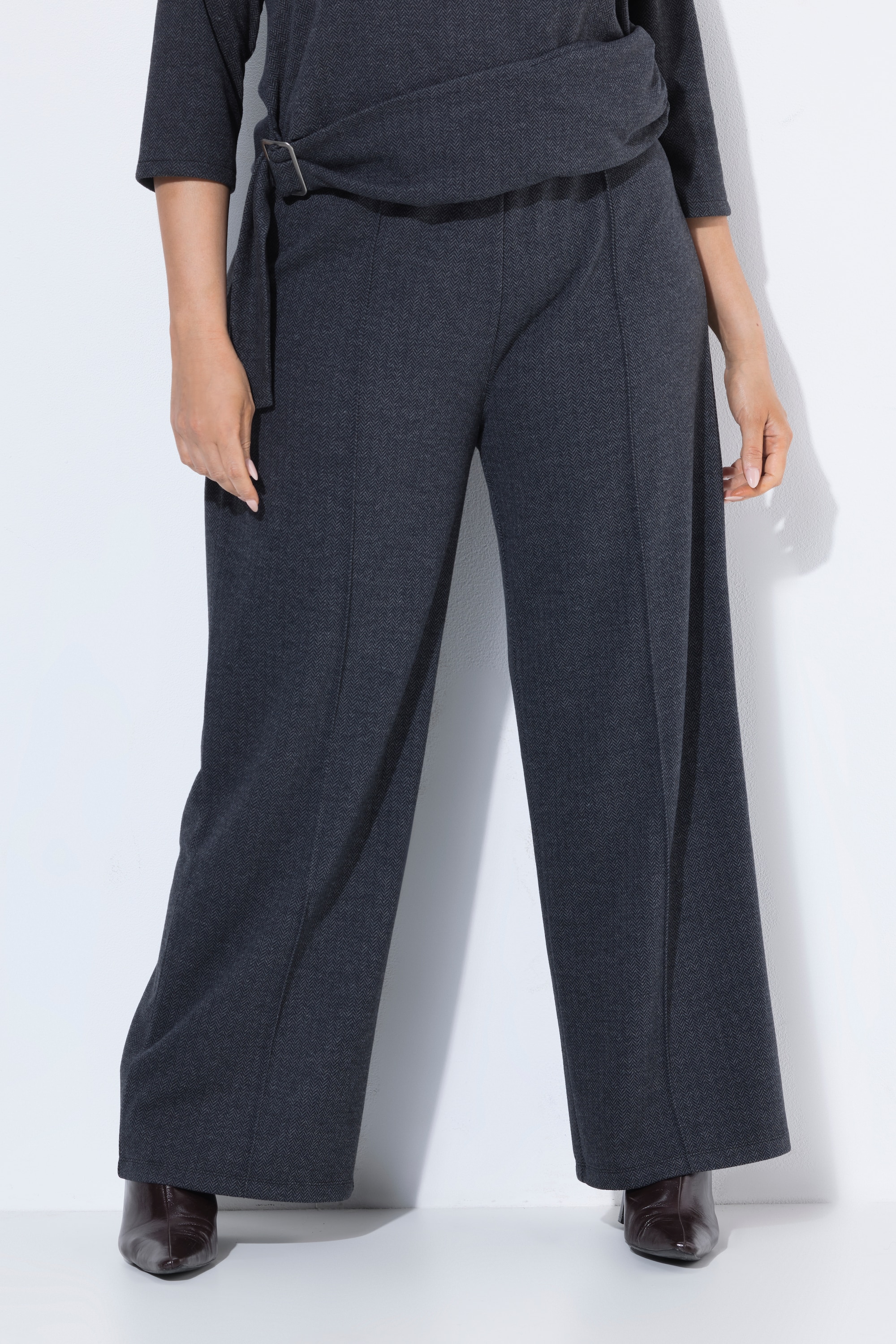 Pantalon Rose, motif à chevrons, ULLA POPKEN
