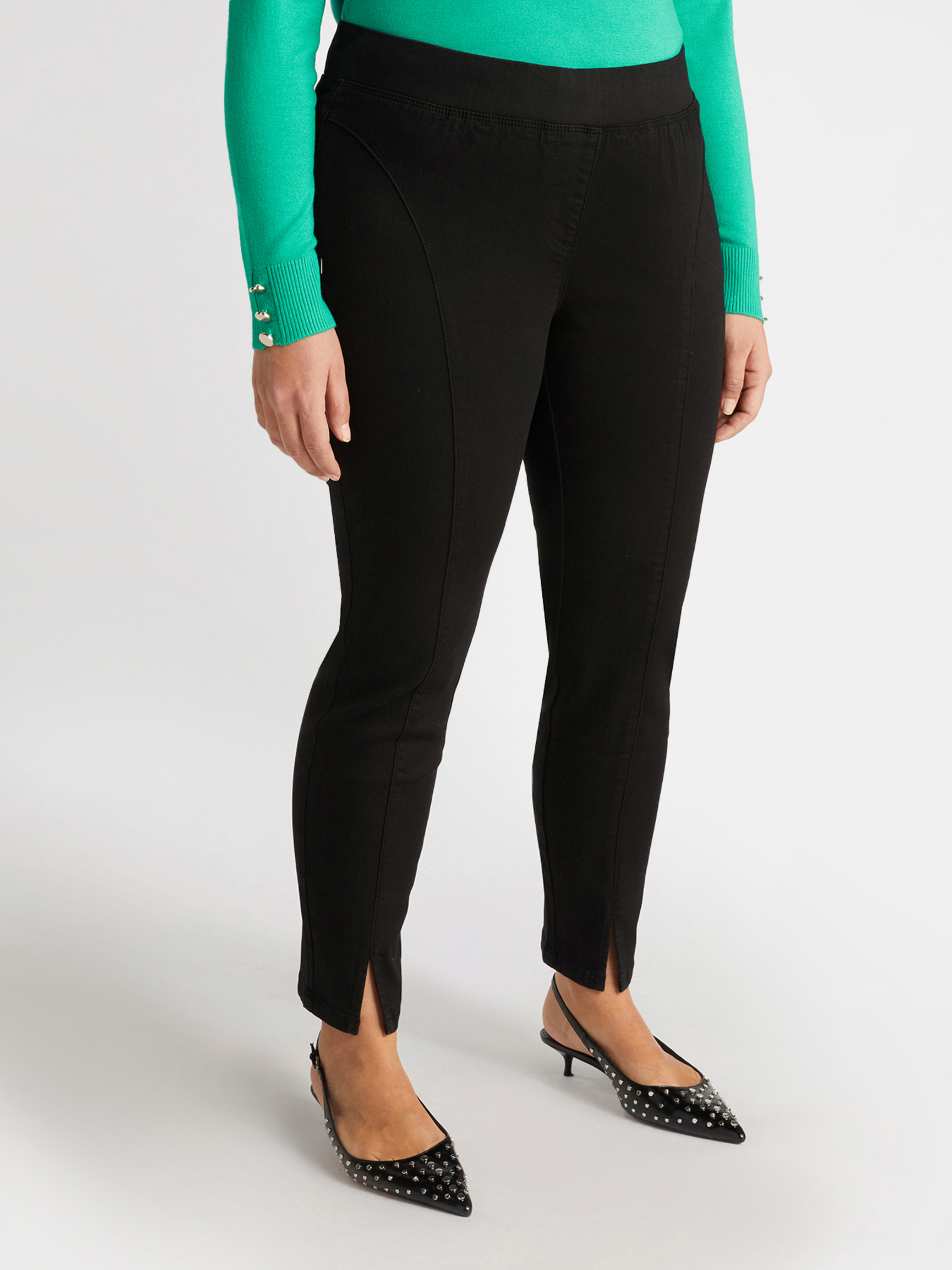 Jegging avec fentes en bas, FIORELLA RUBINO