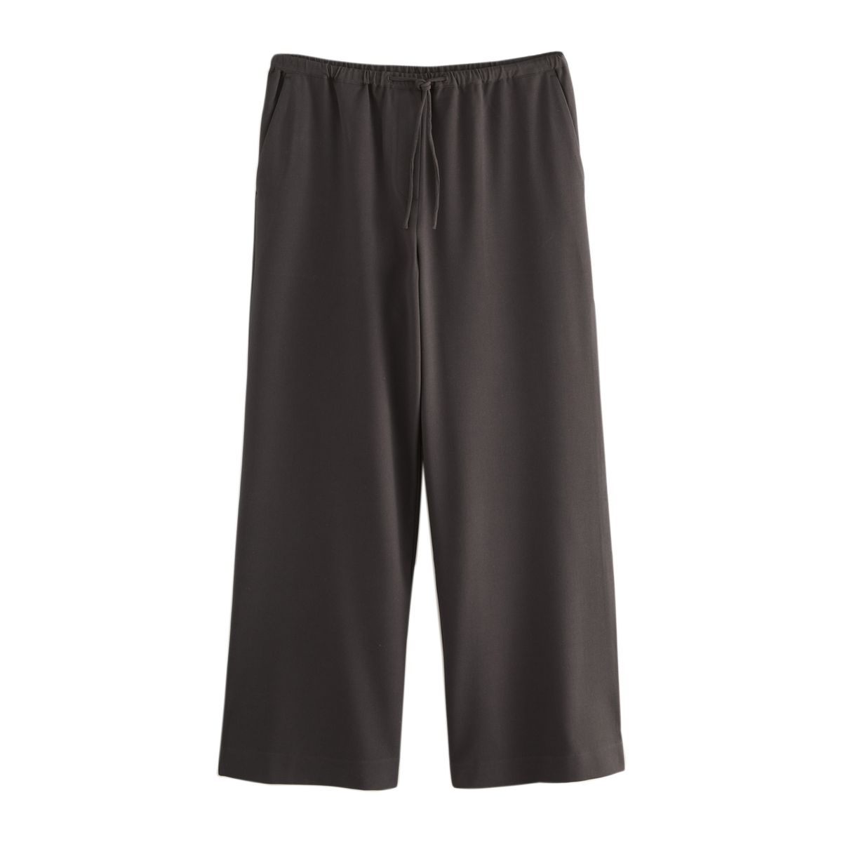 Pantalon large anthracite noué sur le devant, NEXT