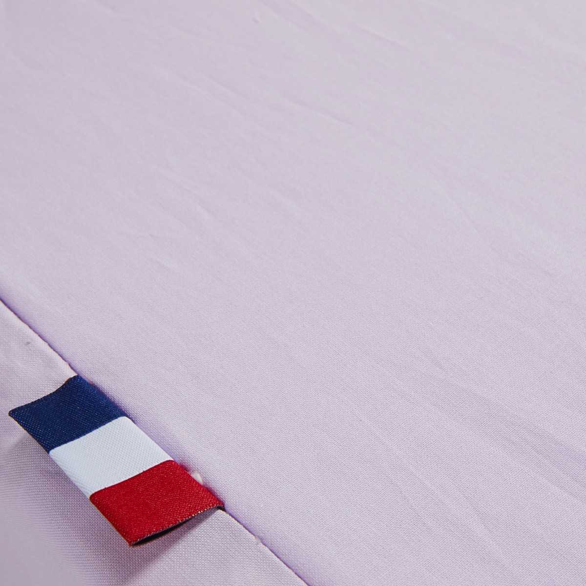 Drap housse bio couffin rectangle lilas, LES MATELAS DE MORPHEE