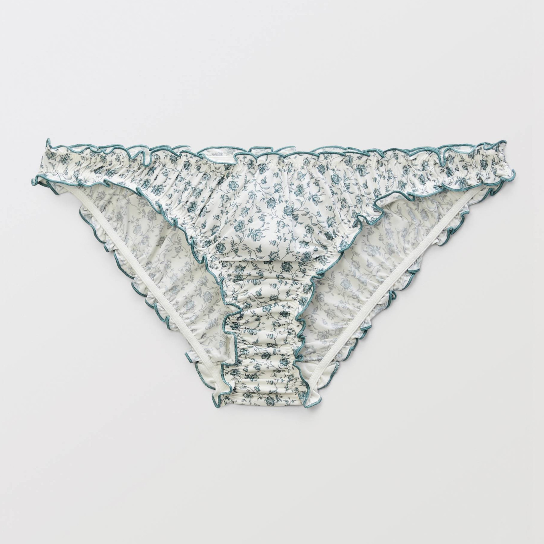Culotte froufrou ZOE en microfibre imprimée, MONOPRIX