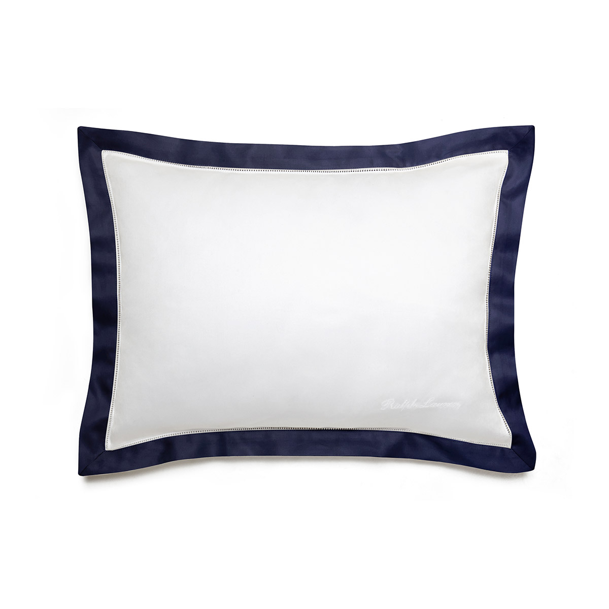 Taie à volant en satin, LANGDON, RALPH LAUREN HOME