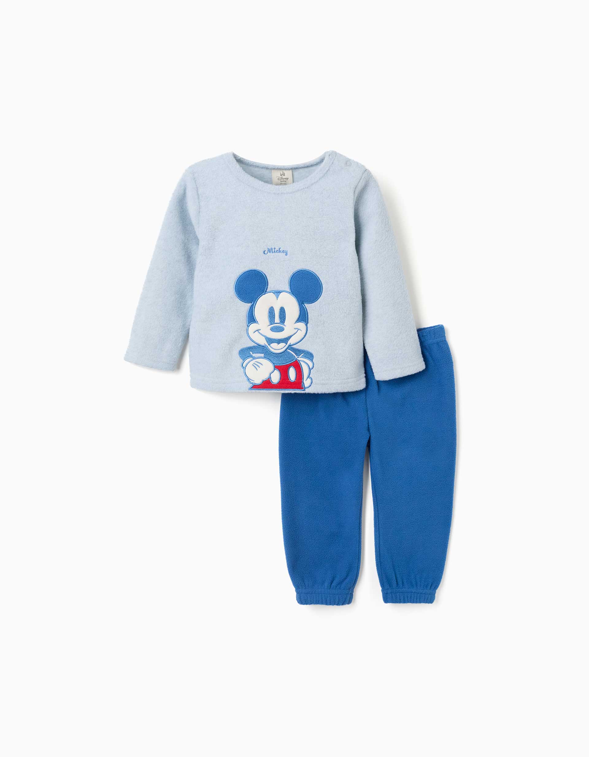 Pyjama en polaire avec broderie Mickey, ZIPPY