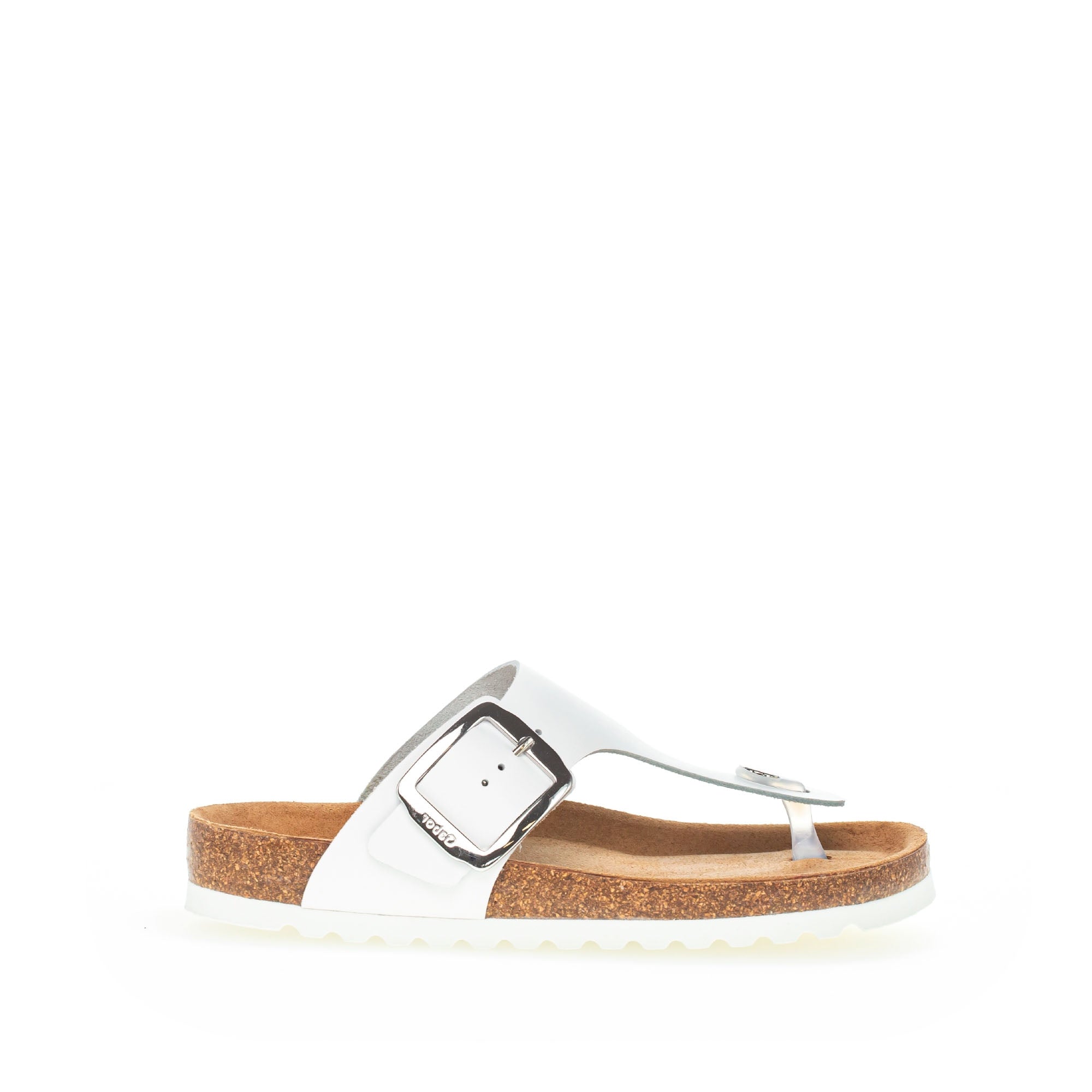 Mules en cuir à talon plat, GABOR