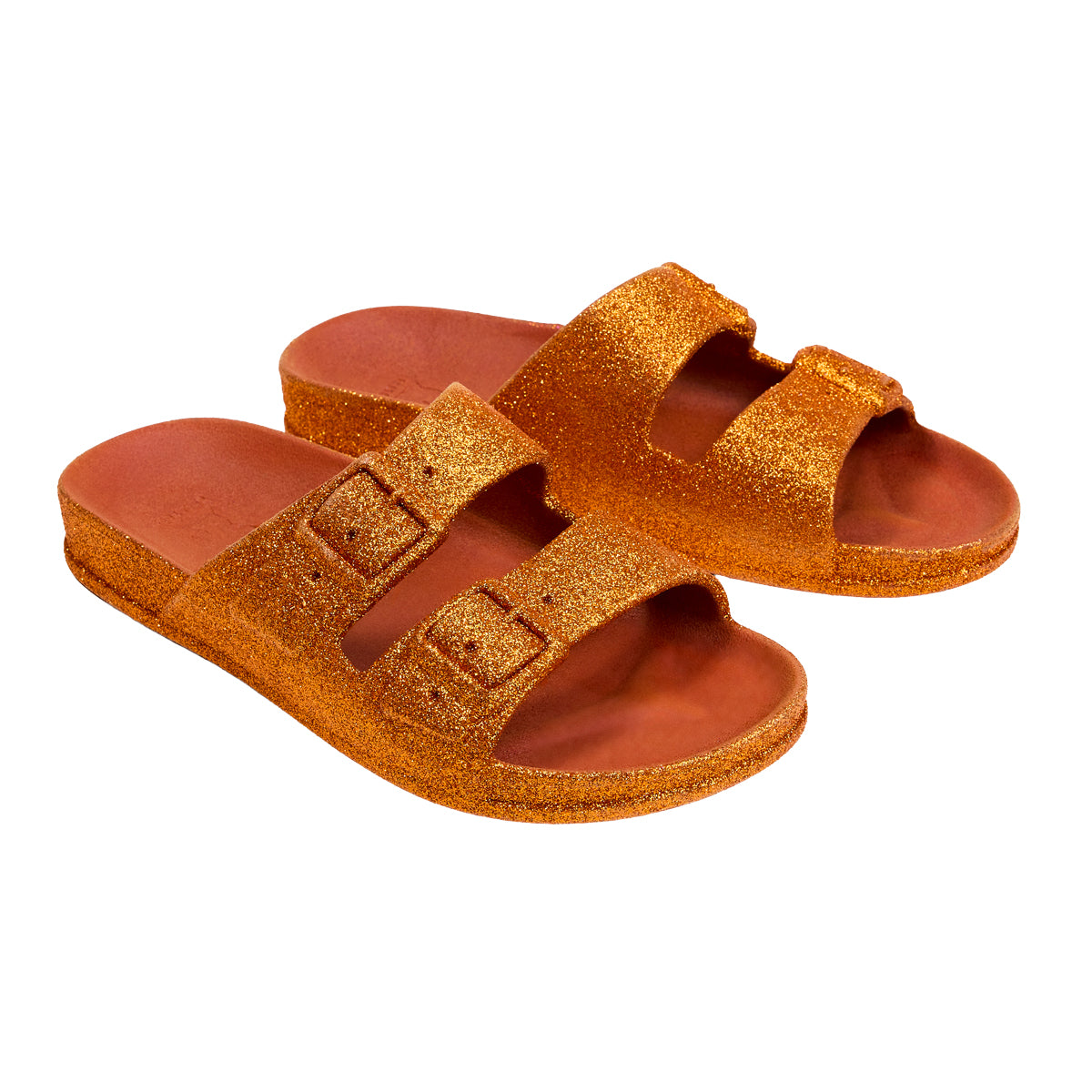 Sandales plates Enfant TRANCOSO - Brique - 33/34, CACATOES