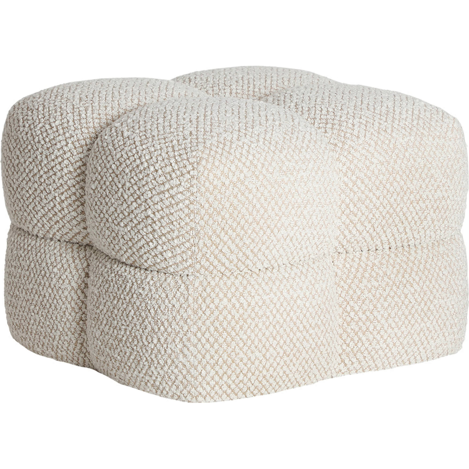 Pouf repose-pieds bouclette collection VACIO, RECOLLECTION