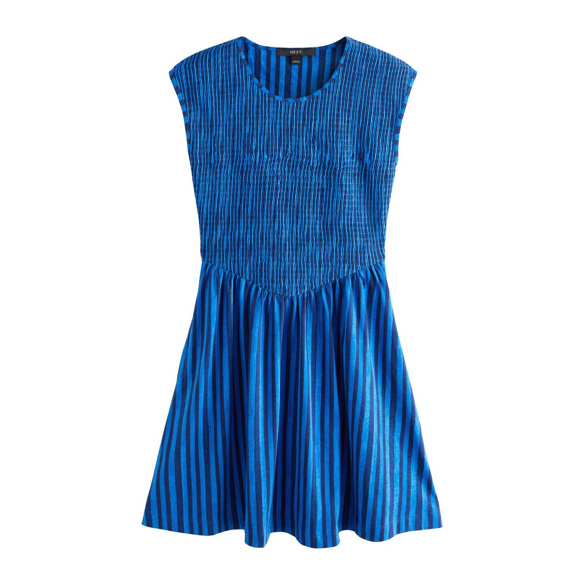 Robe courte froncée en jersey à mancherons, NEXT