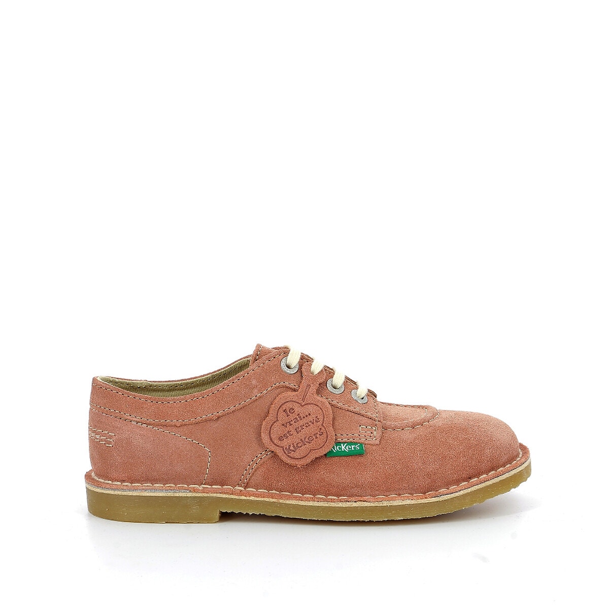 Derbies femme rose poudr La Redoute