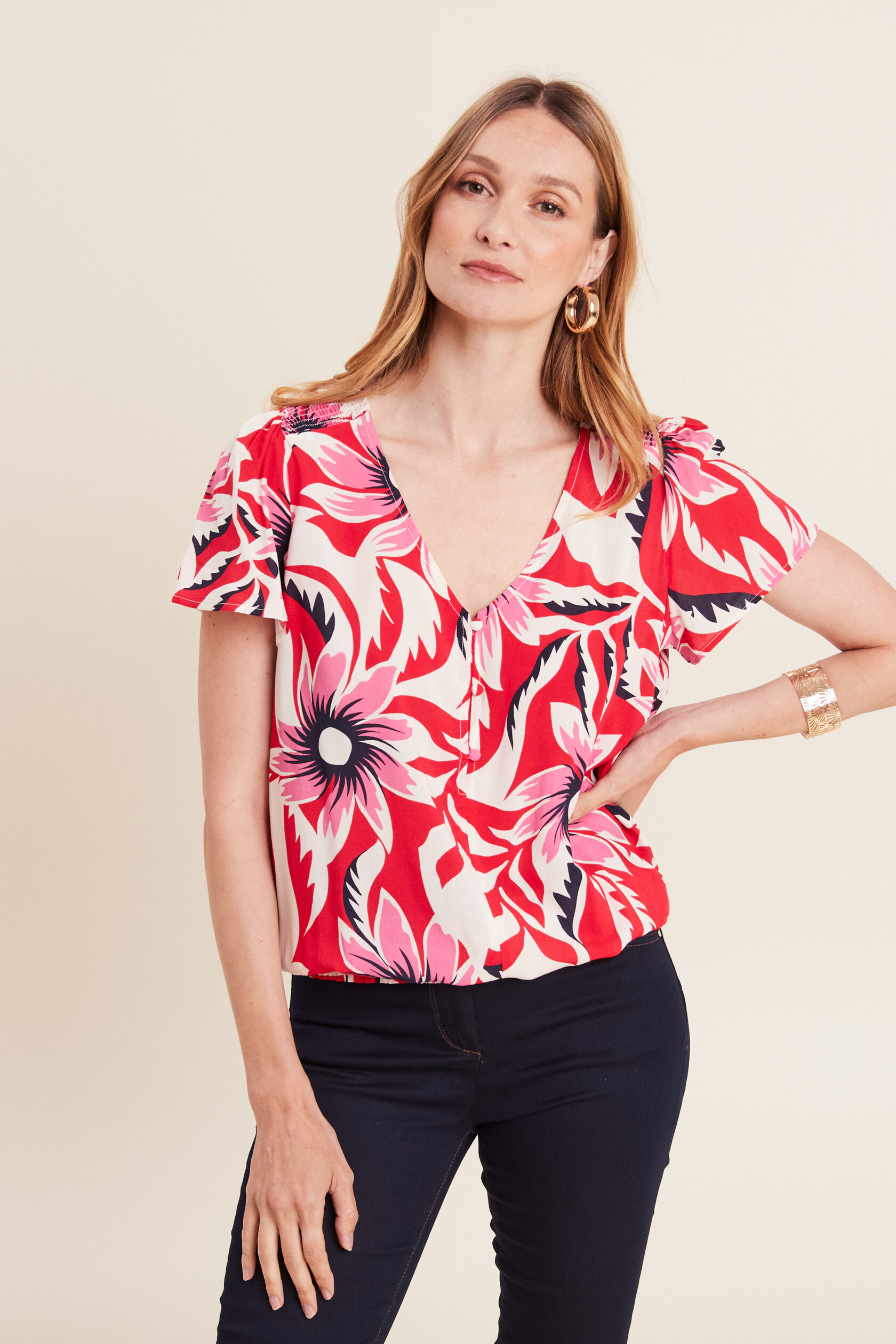 Blouse manches courtes, BREAL