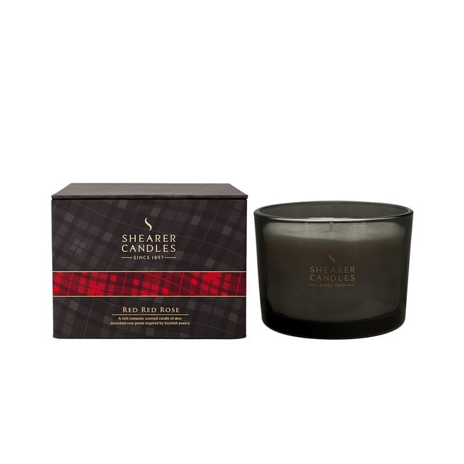 Red Red Rose Scented Candle, black/red, SHEARER