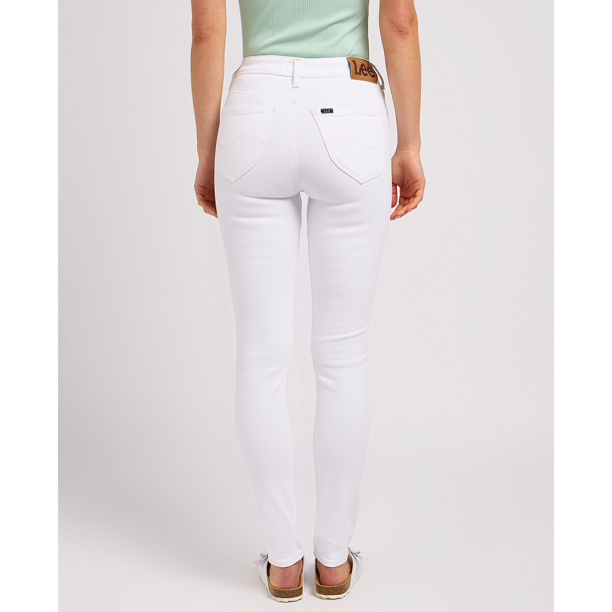 Lee high waisted skinny jeans best sale