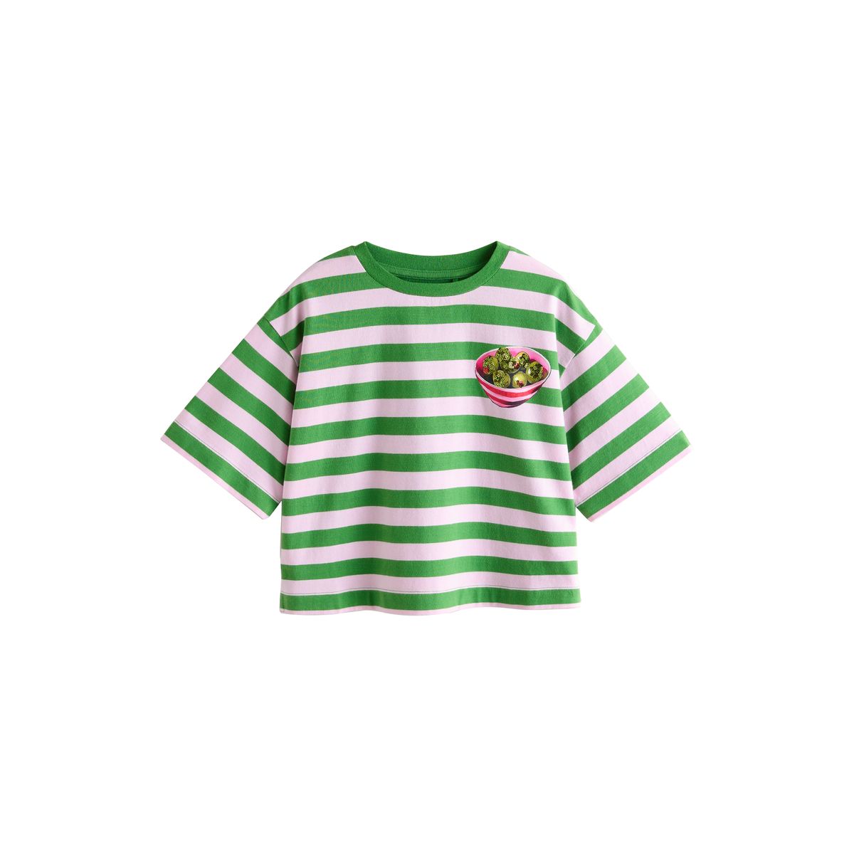 T-shirt droit oversize à imprimé sequins, NEXT